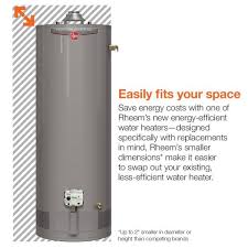 Maybe you would like to learn more about one of these? Rheem Performance Manufactured Housing 40 Gal Tall 6 Year 34 000 Btu Convertible Natural Gas Lp Tank Water Heater Xg40t06mh34u1 The Home Depot