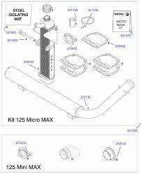 12 281476 Rotax Micromax Jet Kit 7 Jets Rotax Micro