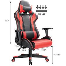 devoko ergonomic gaming chair racing style adjustable height high back pc computer chair with headrest and executive office chairs computer chair gaming chair