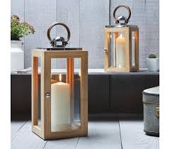 Laterne Luise Hohe 49 5 Cm Laternen Holz Laterne Stahl