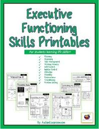 I am an occupational therapist and this workbook would be useful for many students i work with. Executive Functioning Skills Printables For Students Life Skills Autism Sped