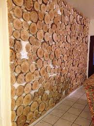 Wood Circle Wall But On A Large Wall Very Dramatic Go Big Or Go Home Wood Decor Wood Circles