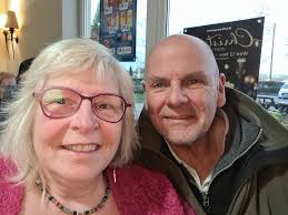 Two 60-somethings playing this game rather than decorating