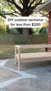Looking for a backyard diy project for 2020? Part 1 Do It Yourself Outdoor Sectional For Under 200 Diy Backyard Fyp
