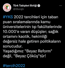 TTBden tıp fakültesi giriş sıralamalarına tepki: “Beyaz çöküş” | Odak  Dergisi