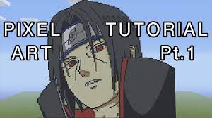 It is also more popularly known as anime. Minecraft Pixel Art Tutorial Itachi Uchiha Part 1 Youtube