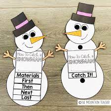How To Build A Snowman: Delightful Winter Writing - The Mountain Teacher