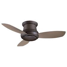 Information about the manufacturer, year and country of production. Minkaaire F518 Orb Oil Rubbed Bronze 3 Blade 44 Concept Ii Flushmount Ceiling Fan Integrated Light Handheld Remote Control And Blades Included Lightingshowplace Com