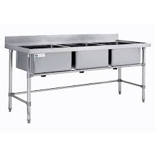 l1500xw600 mm triple stainless steel