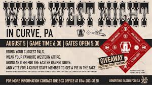 Curve Announce Wild West Night For August 5 Altoona Curve News
