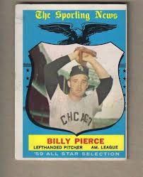 1959 TOPPS BILLY PIERCE ALL STAR # 572 | eBay