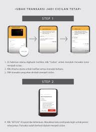 Apakah kalian tahu tentang kartu kredit visa ?? Ubah Transaksi Jadi Cicilan