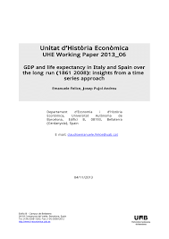 Blocco carte di credito e bancomat. Pdf Gdp And Life Expectancy In Italy And Spain Over The Long Run 1861 2008 Insights From A Timeseries Approach