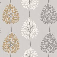 Exotic wallpaper designs featuring bird and butterfly prints can really bring a space to life. I Love Wallpaper Multi Tree Wallpaper Grey Gold Wallpaper From I Love Wallpaper Uk