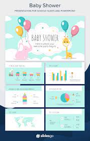 Announce The Arrival Of A Bundle Of Joy With This Baby Shower Presentation That Can Be Customized With Goog Powerpoint Presentation Powerpoint Design Templates