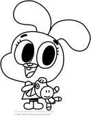 Disegni De Lo Straordinario Mondo Di Gumball Da Colorare Disegni Disegni Da Colorare Colori