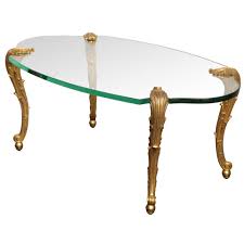 Sherrill furniture transitional aged bronze gold patina & glass top coffee table. Guerin Bronze And Glass Low Table Low Tables Table Furniture