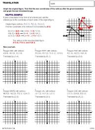 Transformations Great Other Math Worksheets As Well Coordinate Plane Teaching Geometry Translations Math