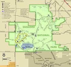 Tucson mountain park trail map. Saguaro Tucson Mountain District Trail Map Color Gif 1749 1640 Picture Rocks Saguaro National Park Map