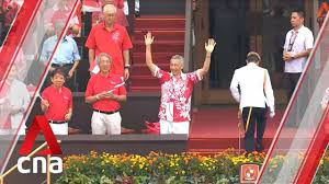It located at the float at marina bay , also the 10th anniversary of the venue which was first built for the ndp celebrations in 2007. Prime Minister Lee Hsien Loong Arrives At Ndp 2019 Youtube