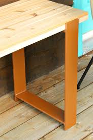 Diy Outdoor Bench With 2 4 Top And Welded H Legs Diy Bench Outdoor Diy Outdoor Outdoor Bench