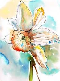 Tattoo On Pinterest Daffodils Watercolor Tattoos And Watercolor Watercolor Flowers Paintings Watercolor And Ink Watercolor Flowers