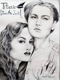 My pencil sketch of our favourite couple xx