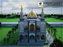 Selain beberapa barang pada atas, pastikan juga mushola anda selalu bersih. Gambar Desain Masjid Musholla Modern 2 Lantai Sanggar Teknik