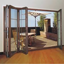 Aluminum glass patio exterior bifold doors double glazing aluminum sliding door. Folding Patioglass Doors Hardware Bi Folding Glass Doors