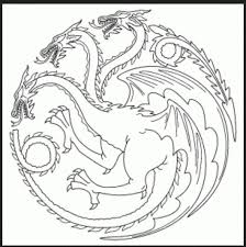 Game Of Thrones Coloring Book 1 Game Of Thrones Drawings Dragon Coloring Page Coloring Books