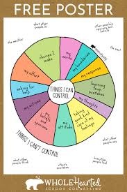 The Things I Can Control And Can T Control Free Poster Social Emotional Learning Motivational Quotes For Working Out Emotions