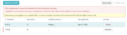 To delete all messages, you just need to do 2 steps (2 clicks in extension window): What Does This Google Play Apk Publish Error Message Mean Stack Overflow