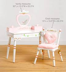 Part of a three piece set, you can build a set of table and chairs that will make tea time just right. Kids Princess Wooden Vanity And Chair Set For Boys And Girls Vanity Features Mirror And Attached Jewelry Box And Music Box Includes Matching Chair With Removable Backrest And Seat Cushion Dataglove Com