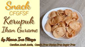 Jajanan pasar punya berbagai bentuk dan variasi dalam penyajiannya, seperti kue cucur, kue lumpur, nagasari dan sebaginya. Cemilan Anak Autis Kerupuk Ikan Gurame Cfgfsf Casein Free Gluten Free Sugar Free Youtube