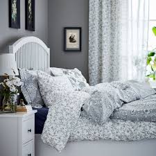 Kopparranka Duvet Cover And Pillowcase S White Dark Gray Official Website Ikea Gray Duvet Cover Ikea Inspiration Duvet Covers