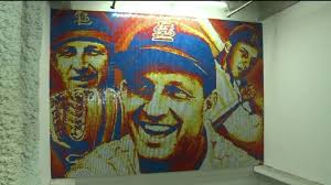 Eagle Scout makes Stan Musial mosaic out of Rubik's Cubes