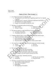 English Worksheets Test Plate Tectonics