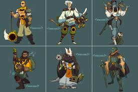 I Drew Flower Inspired Rpg Parties For School Then People Started Asking Me To Draw Their Dnd Characters Dnd Art Dnd Characters Flower Drawing