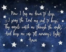 Brian jani 13 july 2014. Now I Lay Me Down To Sleep I Pray The Lord My Soul To Keep Seeds Of Faith