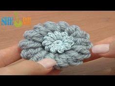 نتیجه تصویری برای ‪How To Crochet Button Урок 1 Как связать крючком пуговицу, полный урок‬&rlm;