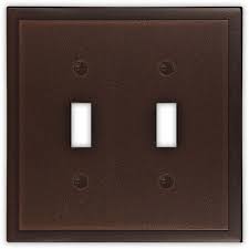 Ambient Oil Rubbed Bronze 3 Toggle Light Switch Covers Wall Plates