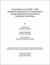 final report on the 2004 2006 oklahoma department of