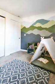 Seriously, this is so easy! Mountain Mural Tutorial Making Manzanita