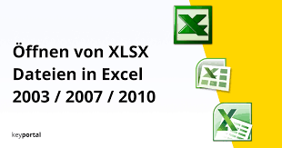 Check spelling or type a new query. Xlsx Datei Offnen In Excel 2003 2007 2010 Keyportal De
