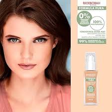 Deborah Extra Mat Formula Pura No. 01 Fair SPF20, Paraben-Free, with  Anti-Sebo and Anti-Shine Active Ingredients for Extra Matte Finish and  Minimum ...