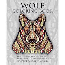 Here are complex coloring pages for adults of animals. Wolf Coloring Book Animal Coloring Books For Adults By Adult Coloring World Paperback Target