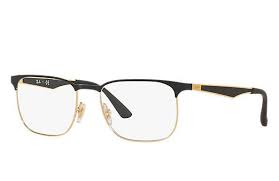 Black And Gold Ray Bans Eyeglasses Authentic Ray Ban Eyeglasses Rb 6363 2890 Gold Black Frames Rx Able 54mm Ray Ban Aviators Women Dress Shoes Womens Dress Shoe Bag