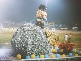 Our first football homecoming as baby freshmen with a beautiful princess Lynn  Bautista Barroso and a fugly ass float. #1989