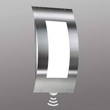 Aussenwandlampe Quadrat Aus Edelstahl Mit Sensor Aussenwandlampen