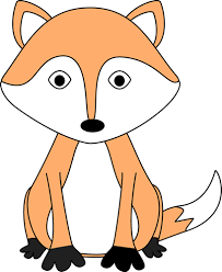 Black and white fox clipart. Little Red Fox Clip Art Clipart Library Free Clipart Images Fox Images Cute Fox Drawing Art